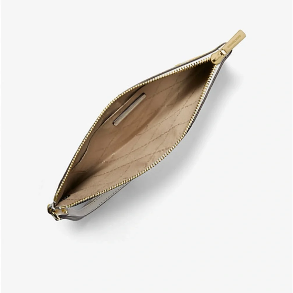 Michael Kors Jet Set Travel Large Sequined Fruit Print Wristlet - Picture 3 of 7